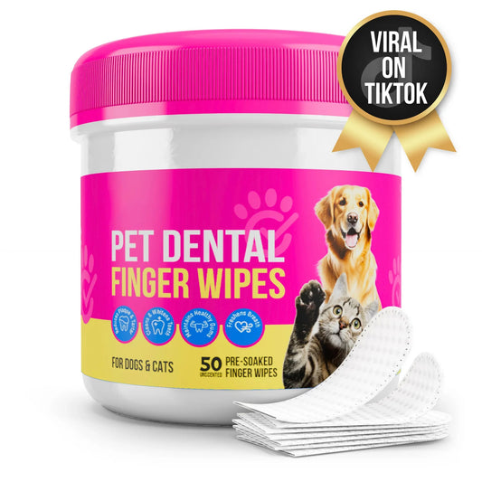 Pet Oral Cleaning Finger Wipes